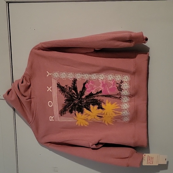 NWT: Roxy Girl's Fleece Zipper Hoodie - Picture 6 of 13